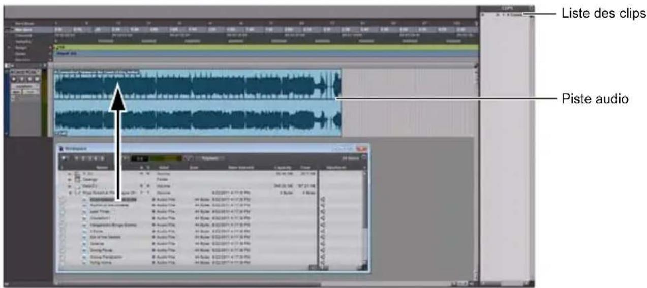 Avid Pro Tools 10.0 - Pour importer une piste à partir d'un CD : - 3