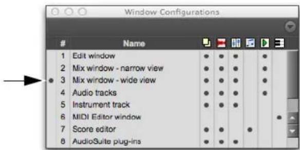 Avid Pro Tools 11.0 - Configuration de fenêtres active - 1