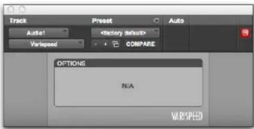 Avid Pro Tools 11.0 - Plug-in Varispeed - 1