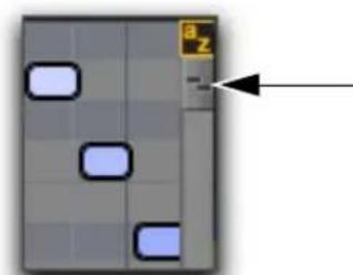 Avid Pro Tools 11.0 - Boutons de zoom MIDI avant/arrière - 1