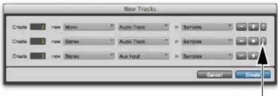 Avid Pro Tools 11.0 - Pour créer des pistes : - 7