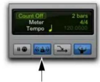 Avid Pro Tools 11.0 - Pour activer le clic dans la fenêtre de transport : - 3