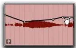 Avid Pro Tools 11.0 - Pour ajouter un point d'automation de gain du clip avec la Main : - 1