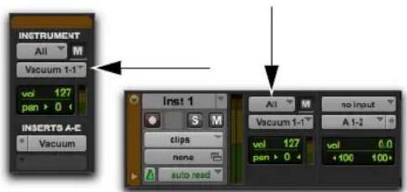 INSTRUMENT All M Vacuum 1-1 vol 127 pin > 0 INSERTS A-E Vacuum Inst 1 S M clips none auto read All M no input Vacuum 1-1 A 1-2 vol 127 vol 0.0 pin > 0 +100 100+