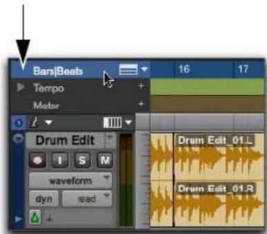 Avid Pro Tools 11.0 - Affichage des lignes de la grille - 2