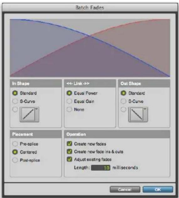 Avid Pro Tools 11.0 - Pour appliquer des fondus enchaînés entre plusieurs clips : - 2