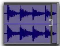 Avid Pro Tools 11.0 - Pour effectuer une opération de trimming sur un clip avec l'outil de trim : - 2
