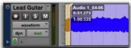 Avid Pro Tools 11.0 - Pour afficher les informations temporelles des clips : - 1