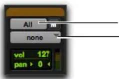 Avid Pro Tools 11.0 - Pour afficher les commandes MIDI de piste d'instrument, effectuez l'une des opérations suivantes : - 1