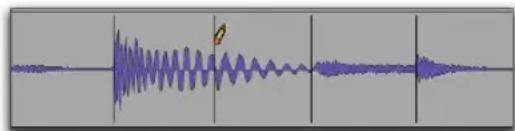 Avid Pro Tools 11.0 - Pour supprimer un marqueur d'événement : - 1