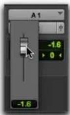 Avid Pro Tools 11.0 - Pour changer le mode d'affichage de l'indicateur de volume : - 1