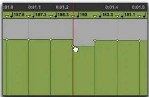 Avid Pro Tools 11.0 - Création de nouveaux paramètres de tempo à l'aide des outils de saisie - 1