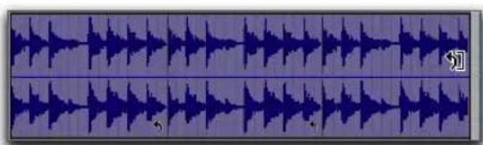 Avid Pro Tools 11.0 - Pour effectuer une opération de trimming de boucle sur un clip mis en boucle : - 2