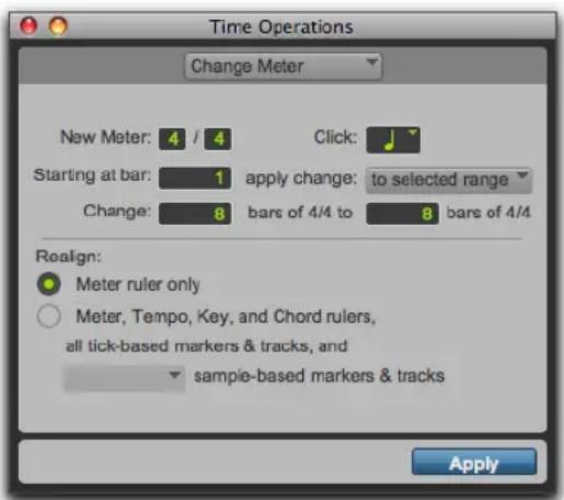 Avid Pro Tools 11.0 - Change Meter - 1