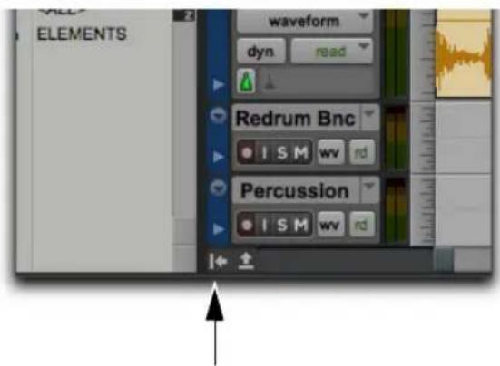 Avid Pro Tools 11.0 - Affichage et masquage de la liste des pistes et de la liste des groupes - 1