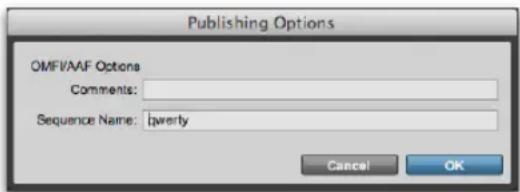Avid Pro Tools 11.0 - Pour exporter les pistes audio sélectionnées sous forme de séquence AAF ou OMF : - 2