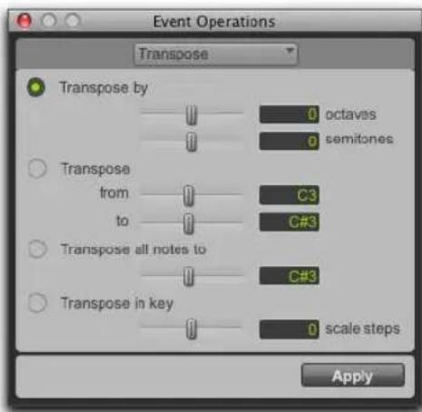 Avid Pro Tools 11.0 - Transpose - 5