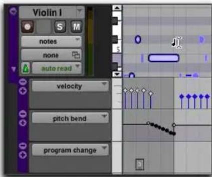 Avid Pro Tools 11.0 - Sélection des notes MIDI uniquement à l'aide du Sélecteur de notes - 1