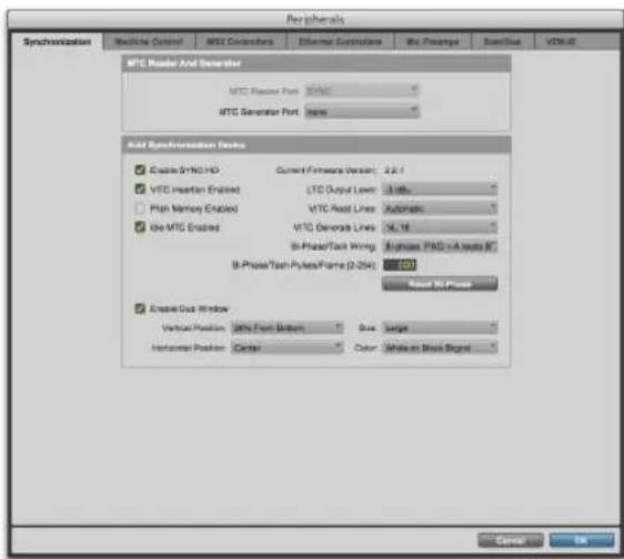 Avid Pro Tools 11.0 - Synchronisation - 2