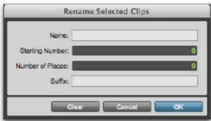 Avid Pro Tools 11.0 - Pour définir les options d'attribution automatique des noms aux clips : - 1