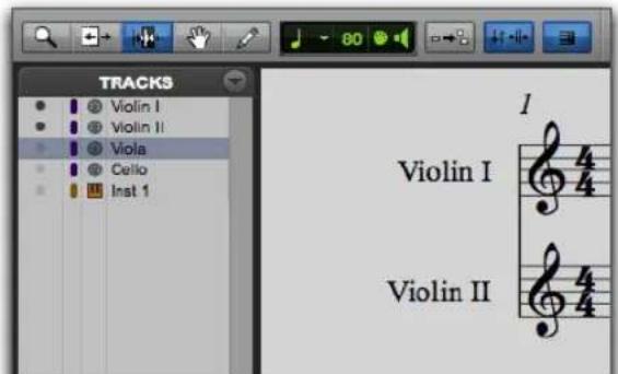 Avid Pro Tools 11.0 - Affichage et masquage des pistes - 1