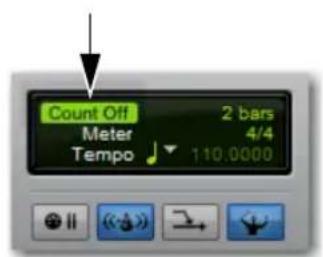 Count Off 2 bars Meter 4/4 Tempo 110.0000