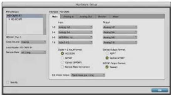 Avid Pro Tools 11.0 - Pour configurer une HD OMNI dans Pro Tools : - 2