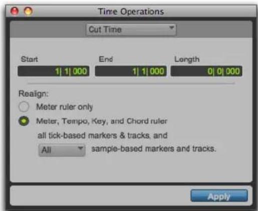 Avid Pro Tools 11.0 - Cut Time - 1