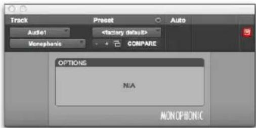 Track Audio1 Monophonic Preset + COMPRE AUTO OPTIONS N/A MONOPHONIC