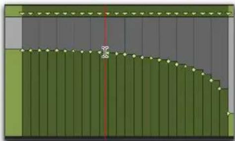 Avid Pro Tools 11.0 - Pour sélectionner une courbe de tempo dans l'éditeur de tempo : - 1