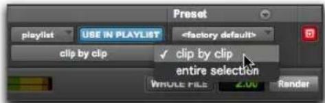 Avid Pro Tools 11.0 - Sélecteur de mode de traitement - 1