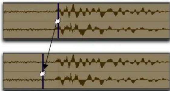 Avid Pro Tools 11.0 - Pour déplacer un déclencheur : - 1