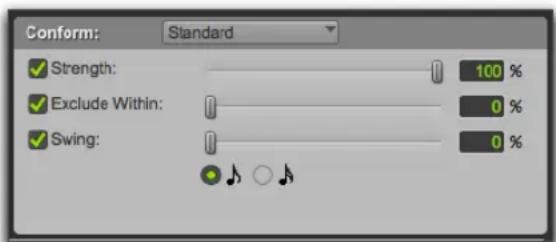 Avid Pro Tools 11.0 - Mode de conformation Standard - 1