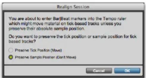 Avid Pro Tools 11.0 - Réalignement de session - 2
