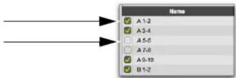 Avid Pro Tools 11.0 - Pour activer ou désactiver un chemin globalement : - 1