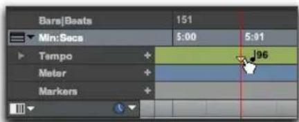Bars/Boats 151 Min:Secs 5:00 5:01 Tempo Meter Markers 96