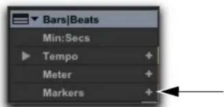 Bars|Beats Min:Secs Tempo Meter Markers