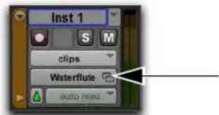 Avid Pro Tools 11.0 - Pour définir le changement de programme par défaut d'une piste MIDI ou d'instrument : - 3