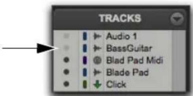 Avid Pro Tools 11.0 - Pour masquer une piste, effectuez l'une des opérations suivantes : - 2