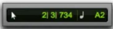 Avid Pro Tools 11.0 - Selection Display - 1