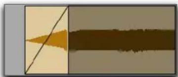 Avid Pro Tools 11.0 - Pour effectuer un trim sur un clip au niveau d'une limite de fondu : - 2