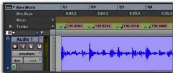 Avid Pro Tools 11.0 - Contenu basé sur les échantillons avec tempos variables - 1