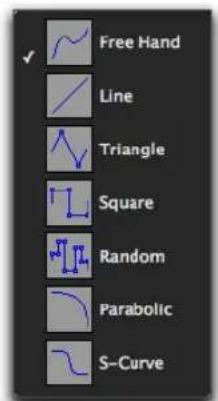 Avid Pro Tools 11.0 - Pour sélectionner la forme du Crayon : - 1