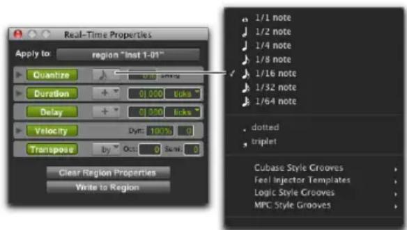 Avid Pro Tools 11.0 - Quantize - 1