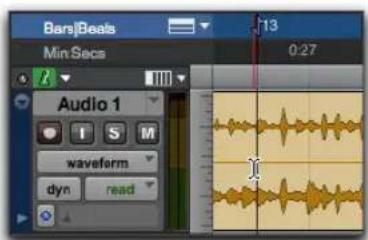 Avid Pro Tools 11.0 - Définition de la position de lecture à l'aide du Sélecteur - 1