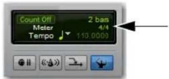 Count Off 2 bars Meter 4/4 Tempo 110.0000