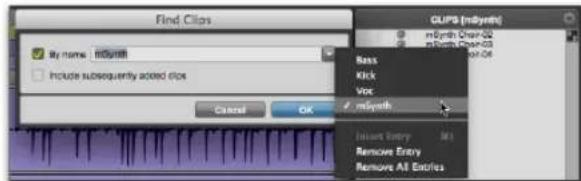 Avid Pro Tools 11.0 - Pour relancer une recherche précédente : - 1