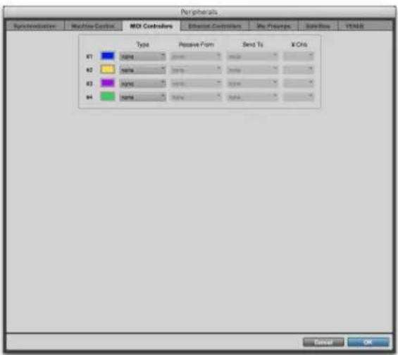 Avid Pro Tools 11.0 - MIDI Controllers - 1