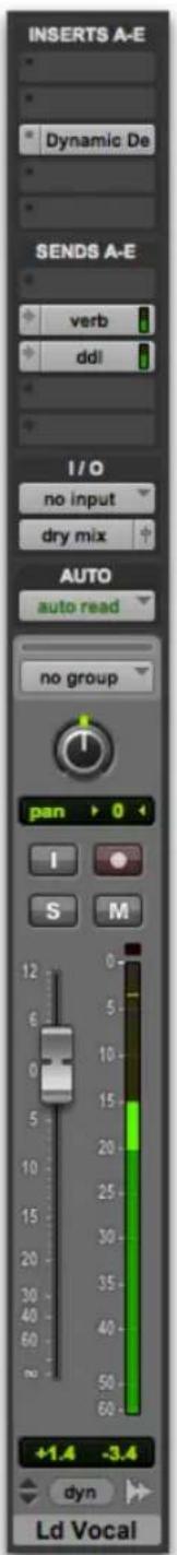 Avid Pro Tools 12.3 - Canaux - 1