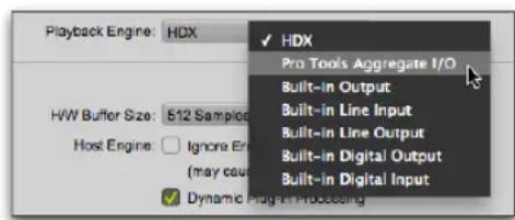 Avid Pro Tools 12.3 - Pour sélectionner le moteur audio utilisé par pro tools : - 2